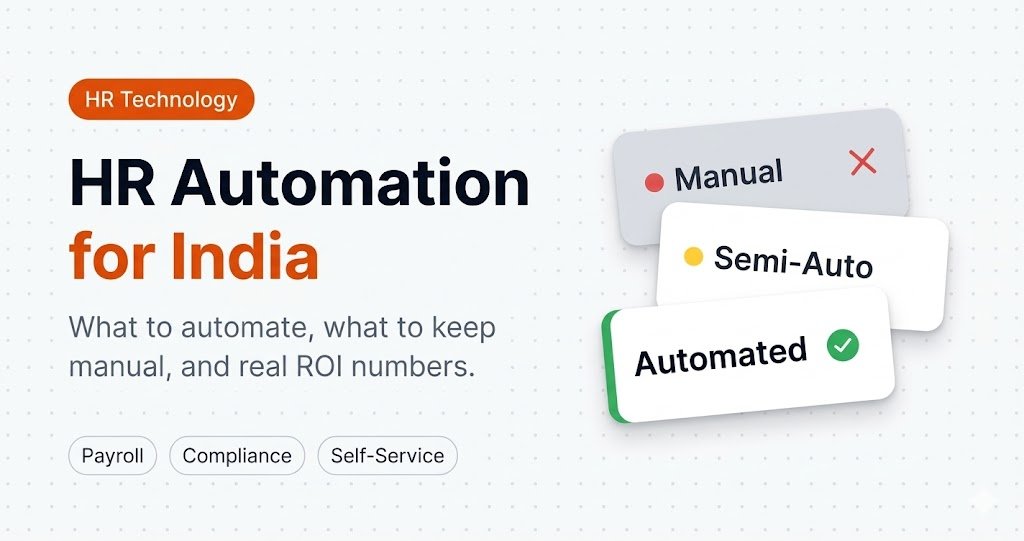 HR Automation: What to Automate & What to Keep Manual
