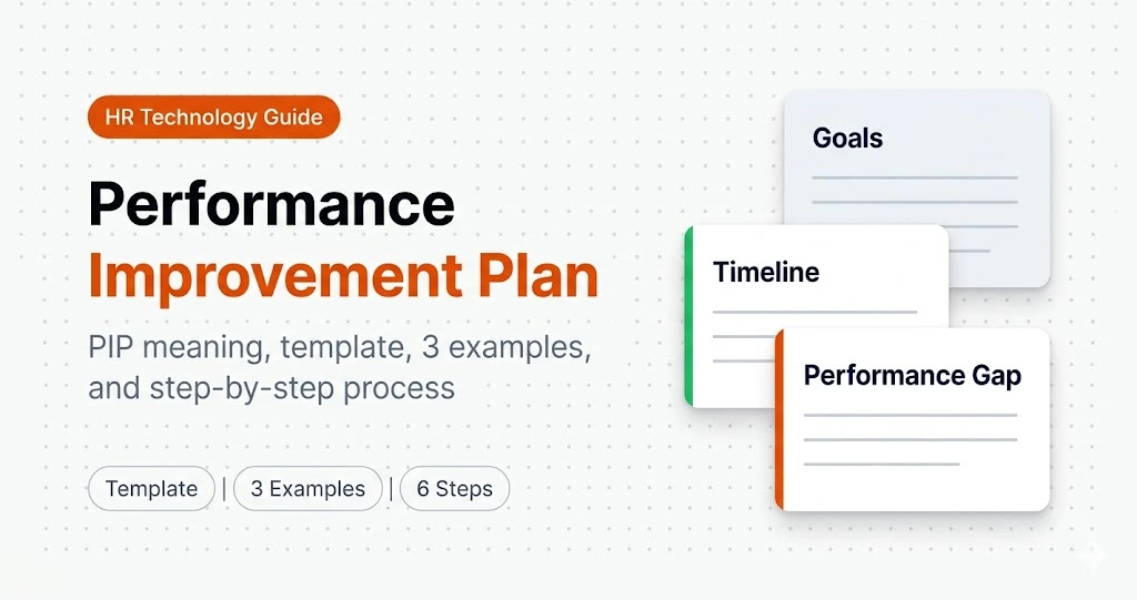 Performance Improvement Plan: PIP Meaning, Template & Examples