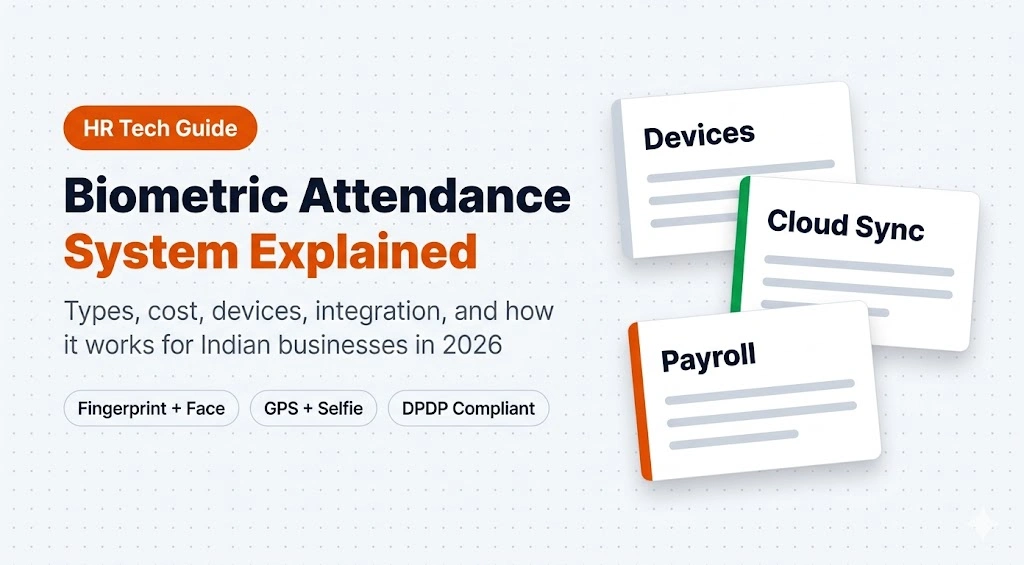 Biometric Attendance System: Types, Cost & How It Works 2026