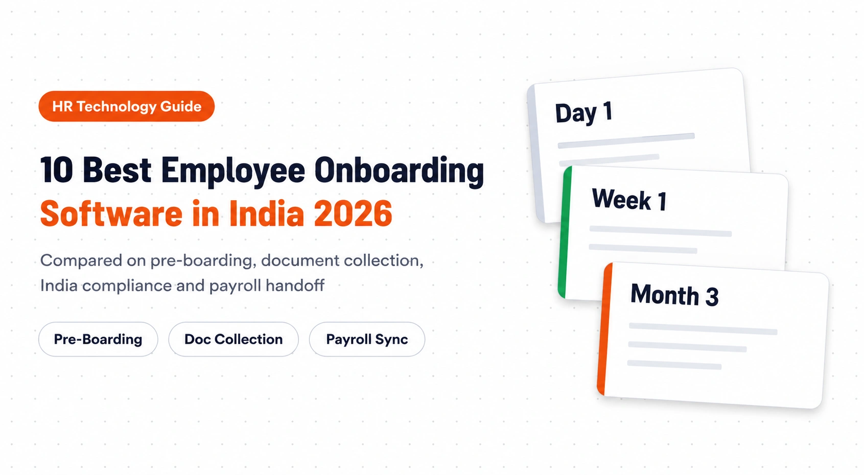 10 Best Employee Onboarding Software in India 2026 - HR Software Delhi