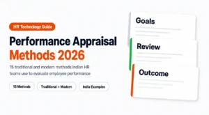 performance appraisal methods