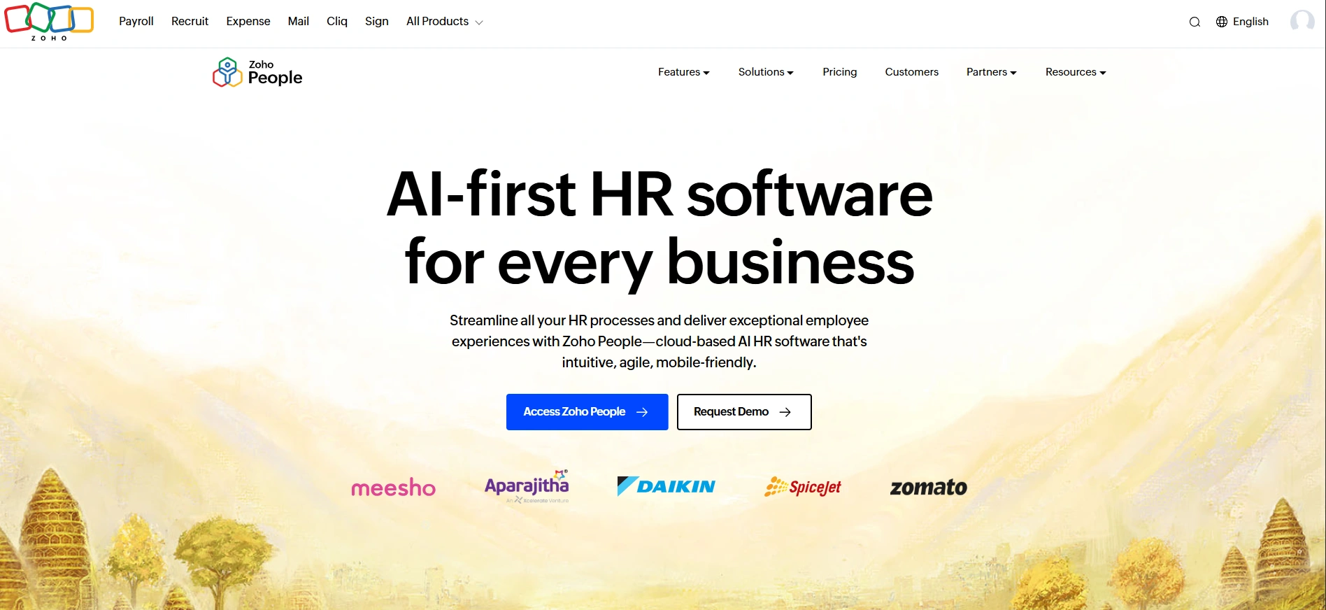 Zoho People logo