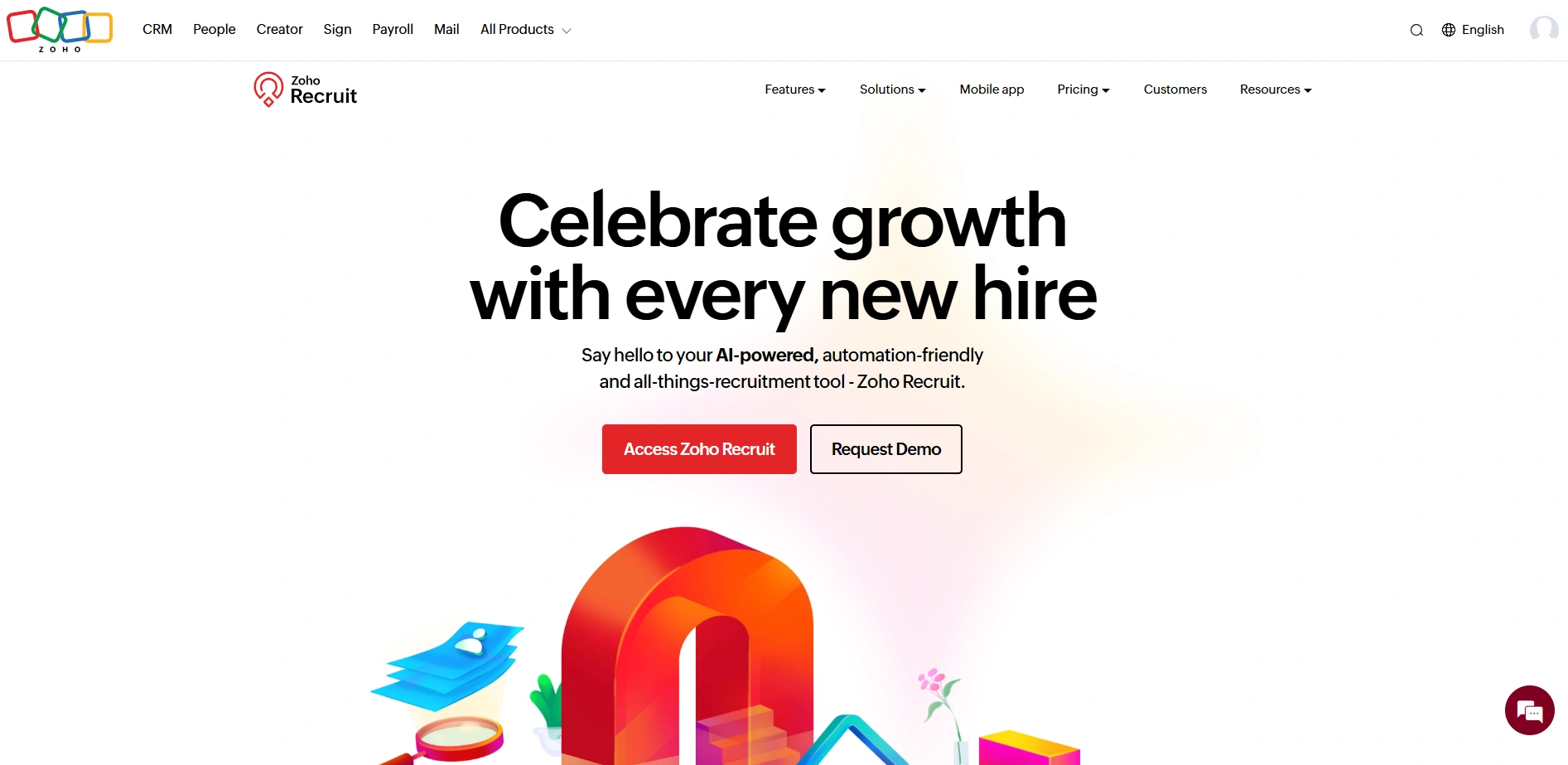 Zoho Recruit logo