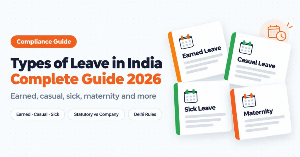 Types of Leave in India: A Complete Guide for 2026